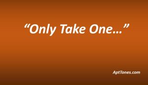 25 Polite Ways to Say "Only Take One" - Apt Tones