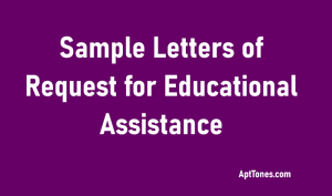 request letter for educational assistance to mayor