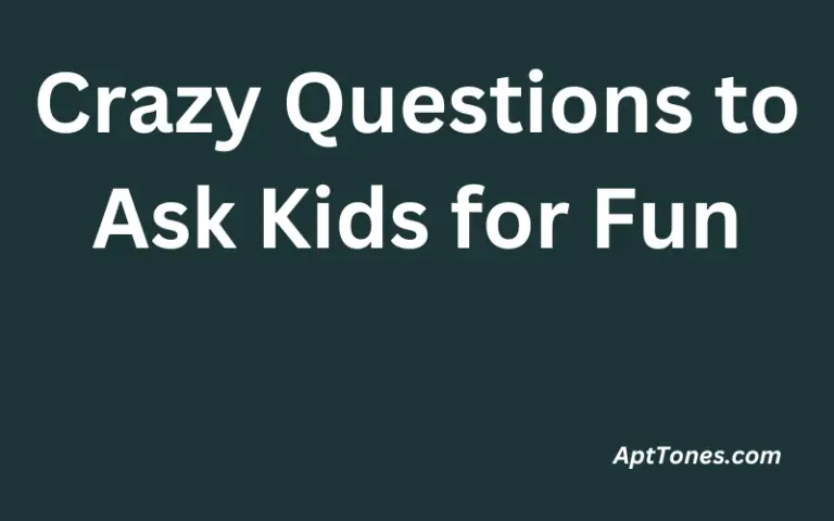 Crazy Questions to Ask Kids for Fun