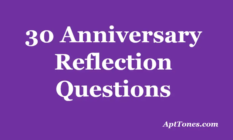 anniversary reflection questions