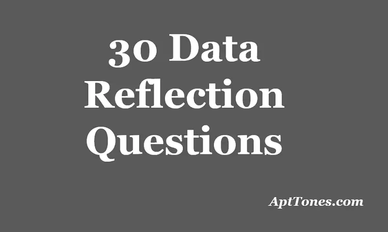 data reflection questions for teachers