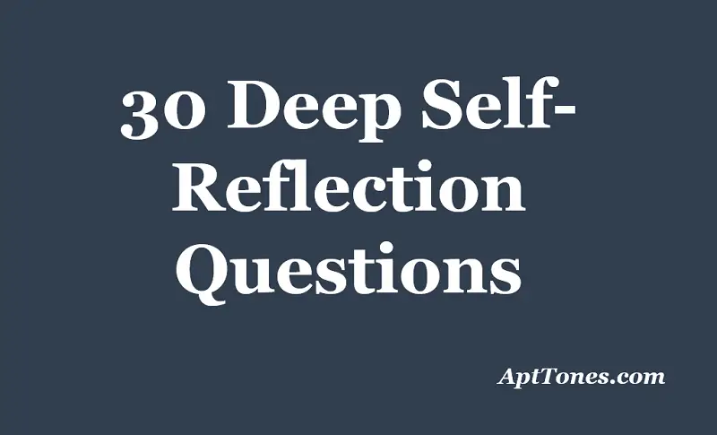 deep self reflection questions