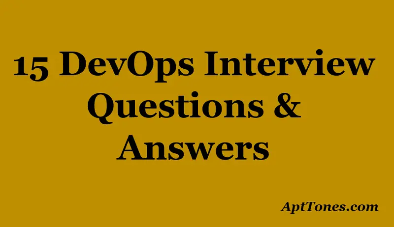 devops interview questions
