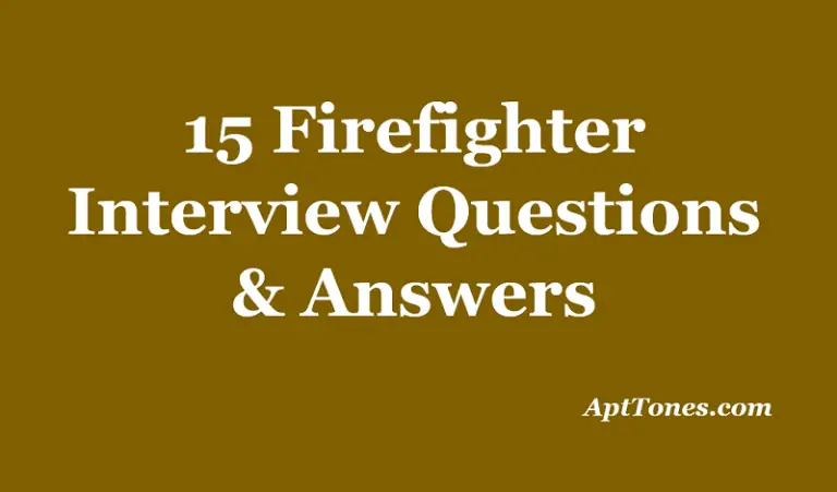 firefighter interview questions