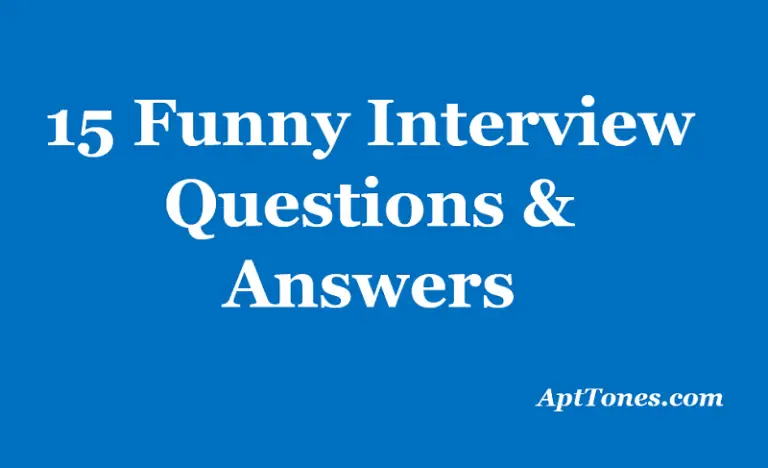 funny interview questions