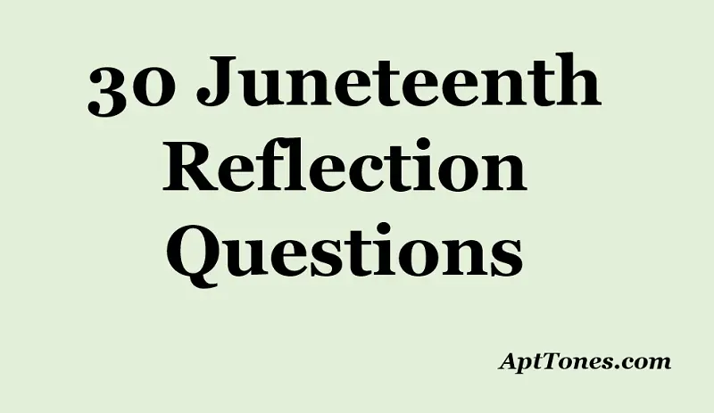 juneteenth reflection questions