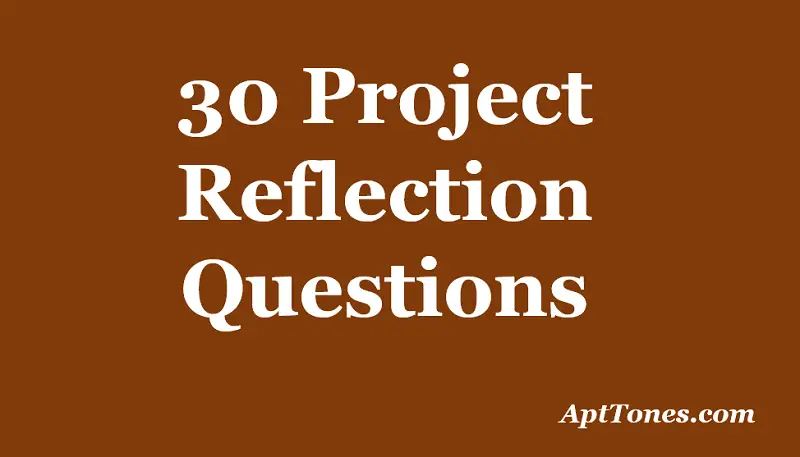 project reflection questions