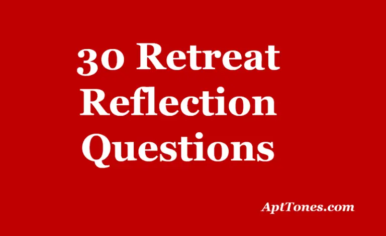 retreat reflection questions
