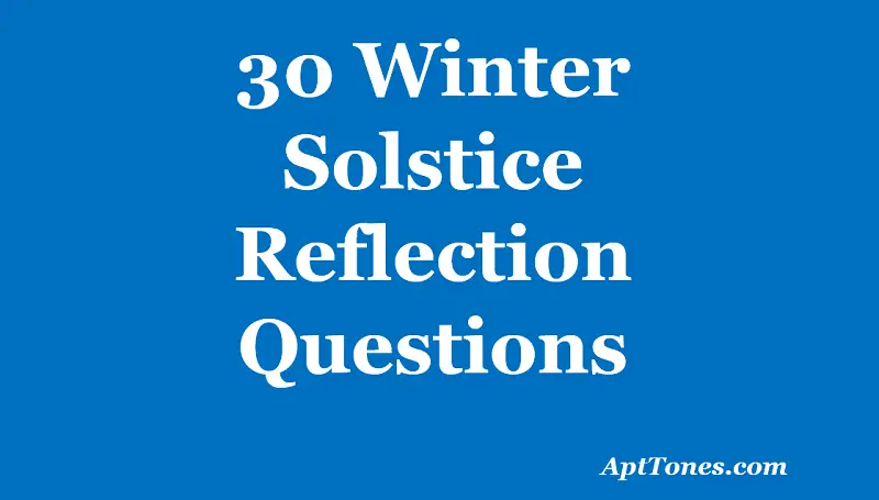 winter solstice reflection questions