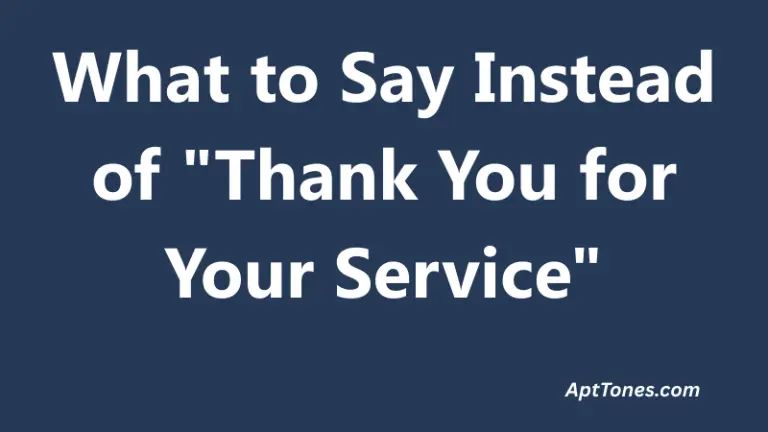 What to Say Instead of Thank You for Your Service